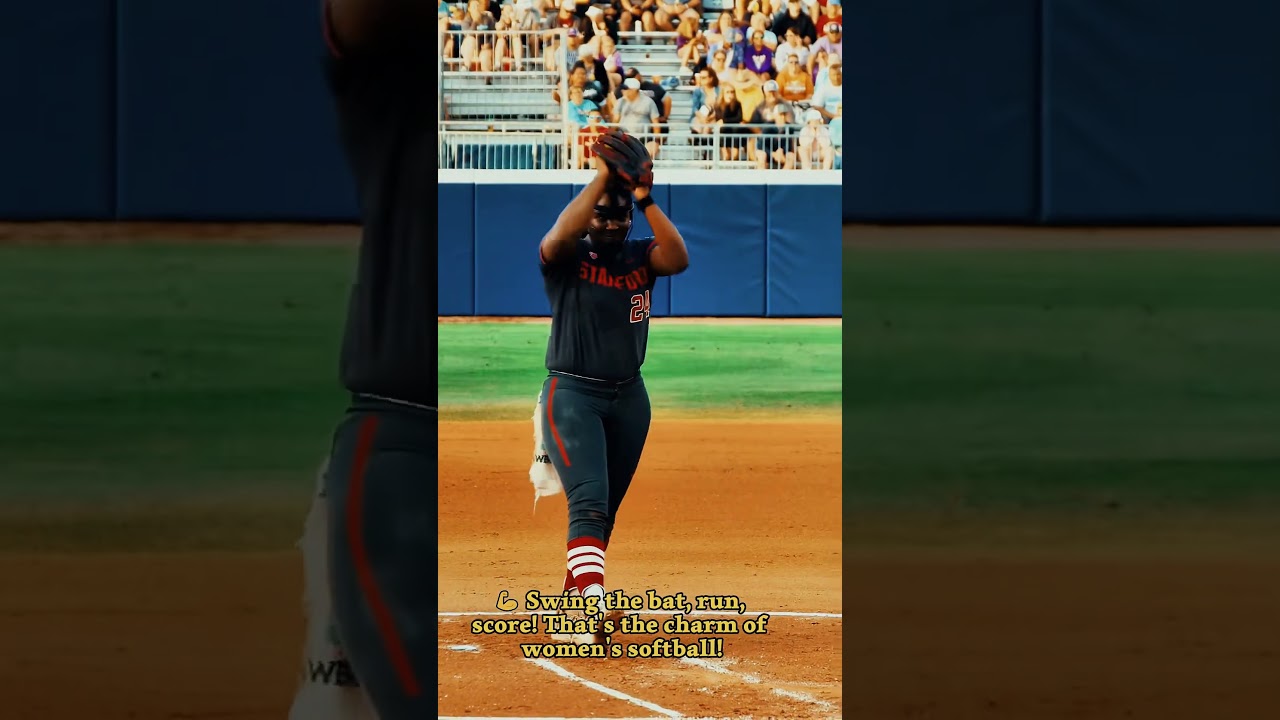 You feel that? That’s women’s softball POWER. 💥”#baseballgirls#wcws#softballtiktoks#baseballdreams