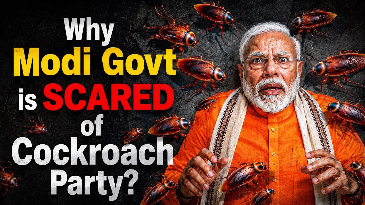 Why Modi Govt is SCARED of Cockroach Party? | The Joke That Shook India | Sagar Documentary #cjp 