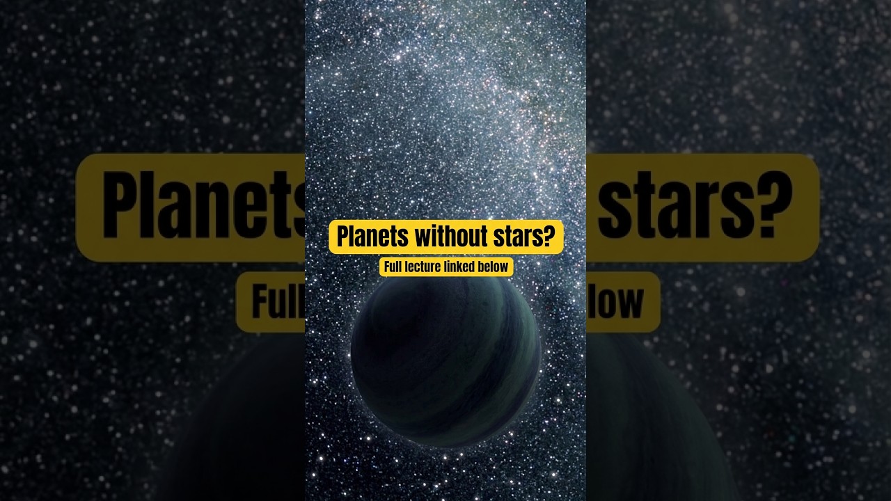 What is a nomad planet and why are they better? #shorts #nomadplanets #spacescience #cosmology