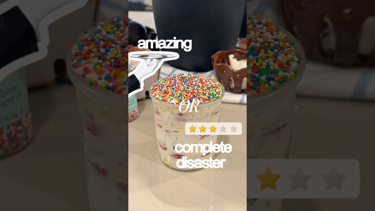i tested the viral dot cake… but healthier 🍓 #whatieatinaday #healthandwellness #healthyrecipes