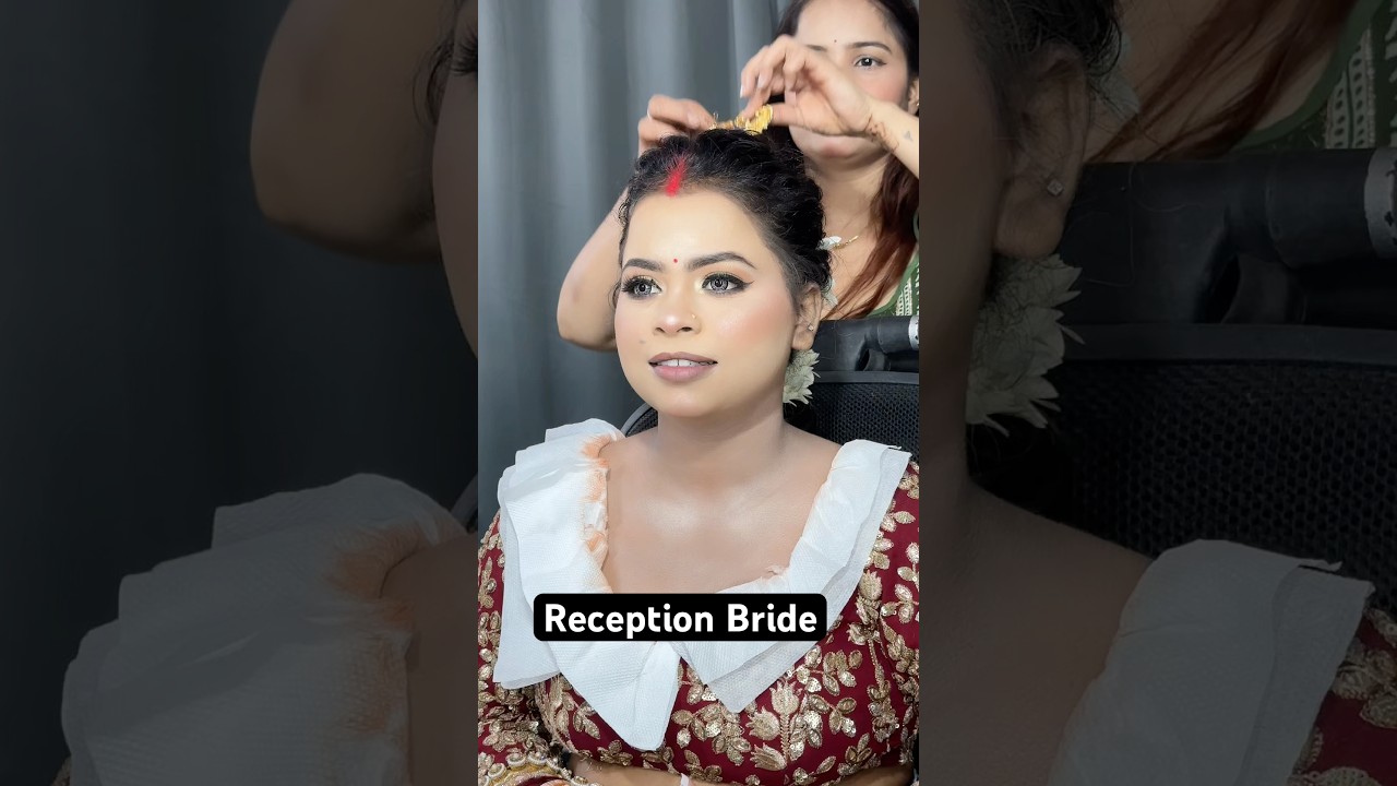 Happy Client #youtubeshorts #receptionbride #receptionmakeuplook #delhibased #viral