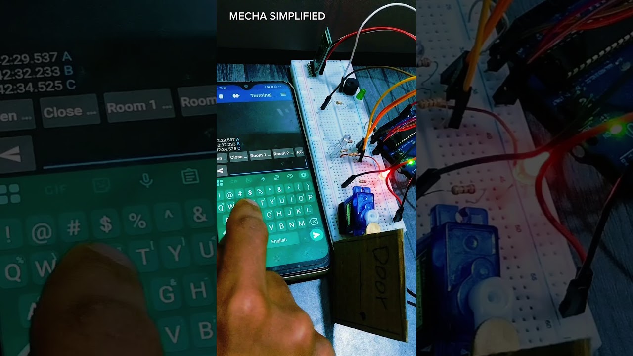 I Built a Mini Smart Home with Arduino & Bluetooth! 🏠📱 #arduino #diy #shorts