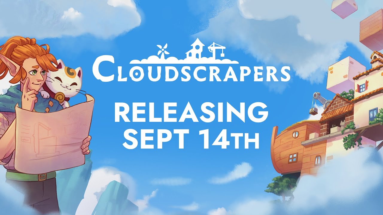 Cloudscrapers - Official Release Date Trailer | Cozy Strategy Game