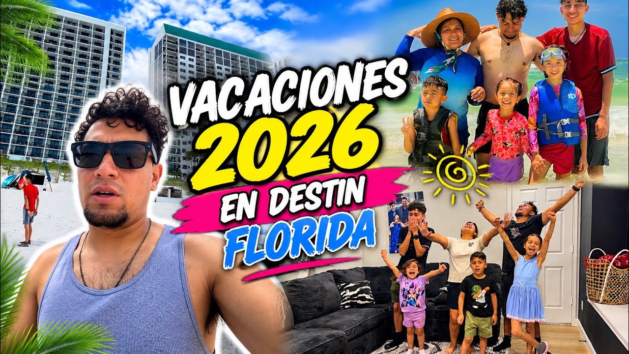 Latinos en vacaciones 🌊🏖️ | DESTIN 2026 