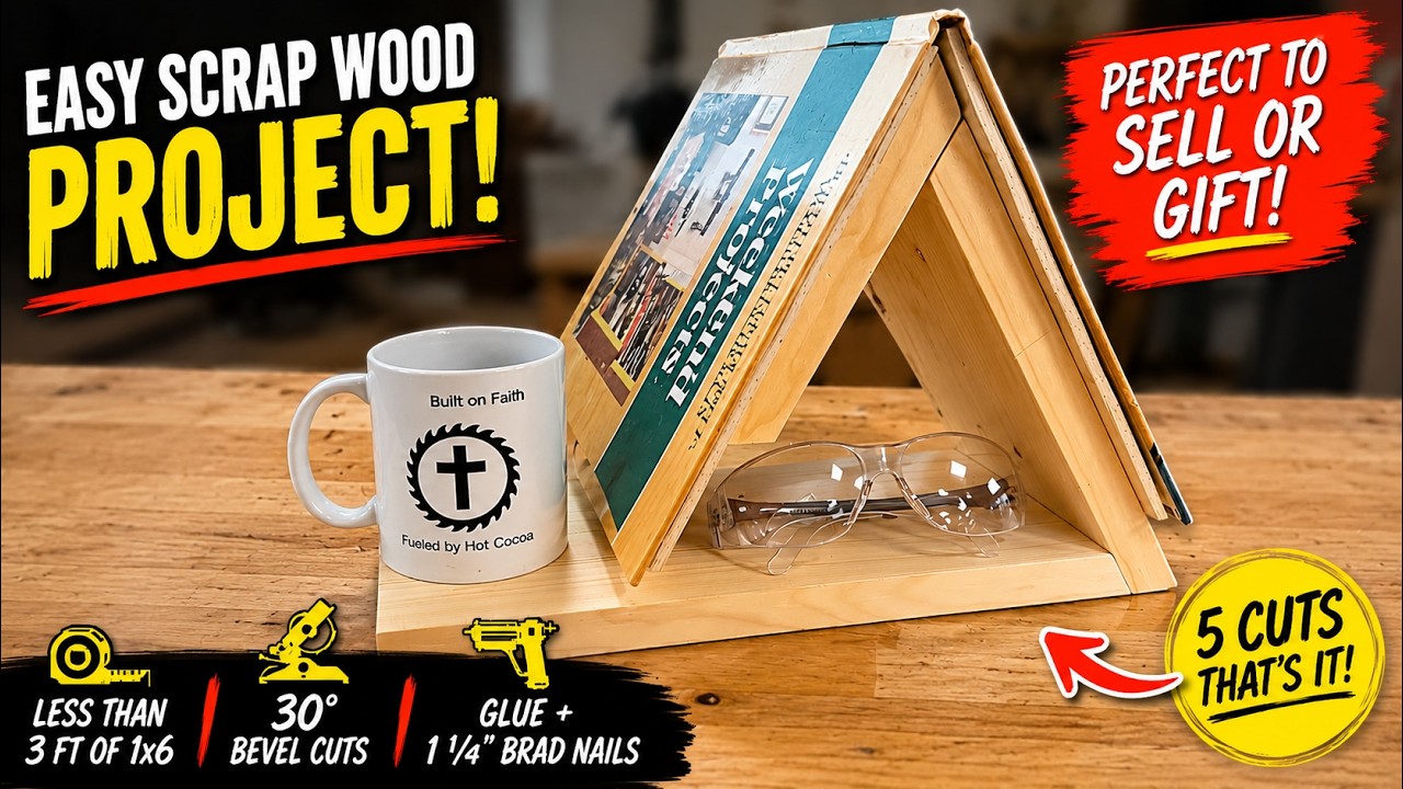 Turn Scrap Wood Into This EASY Project That Sells!