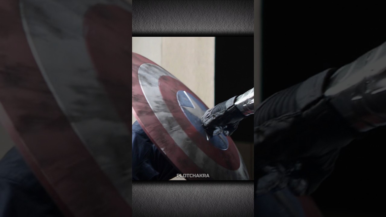 Winter soldier Shield throw! 🤯 #shorts