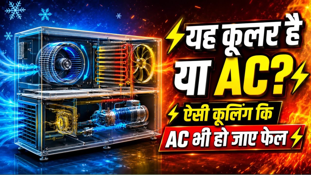 AC Se Bhi Powerful Cooling? 😱 | Ye Cooler Nahi Engineering Ka Kamaal Hai
