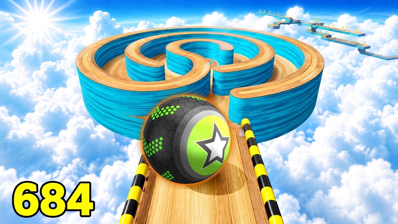 Going Balls, SpeedRun, Going Balls Portal Run Gameplay Level 1242