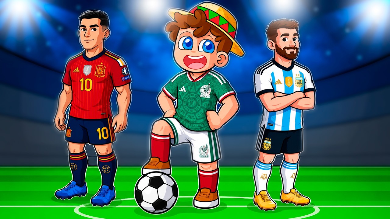JUGUÉ al MUNDIAL de Futbol ARGENTINA vs ESPAÑA ⚽🥅😲 SILVIOGAMER en DRUNKENFC