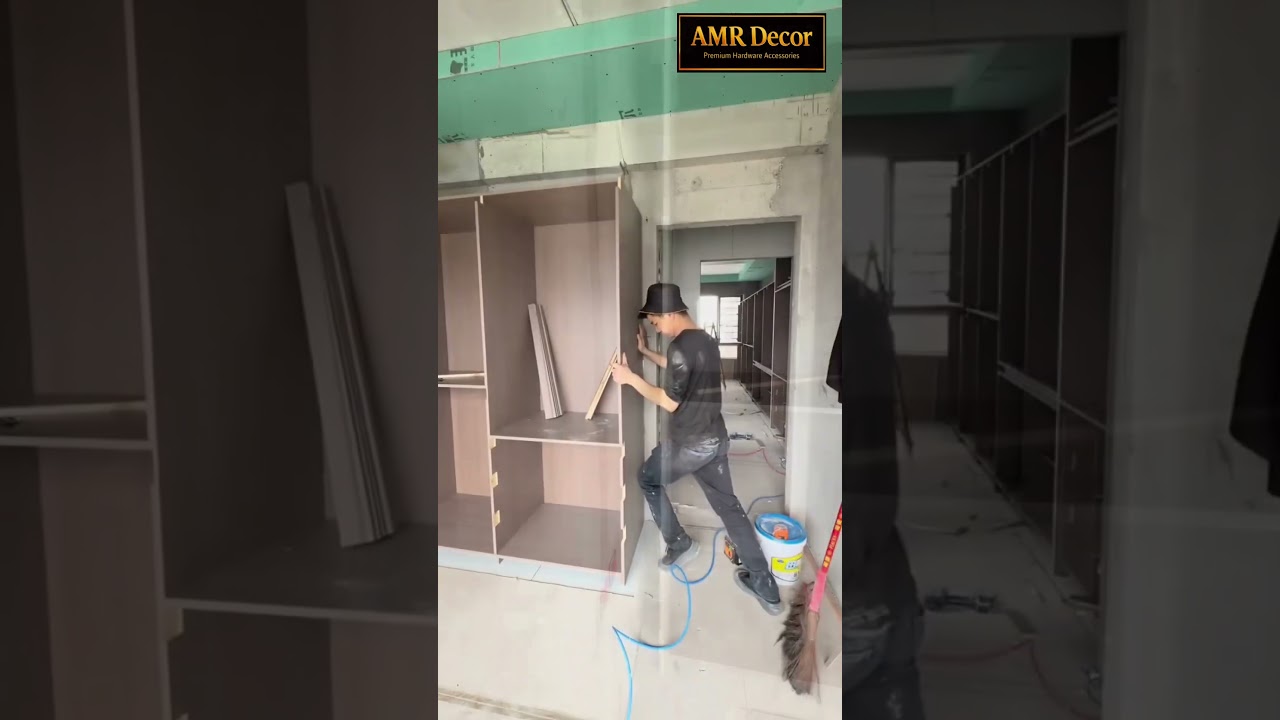 How It’s Made: Custom Wooden Wardrobe Assembly | AMR Decor |