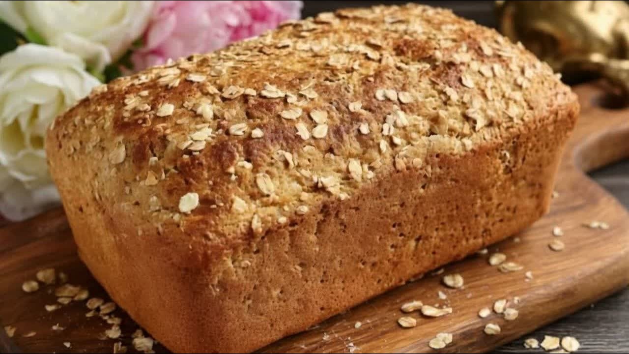 I make Oat Bread at home every day! No oven, No knead! Homemade bread