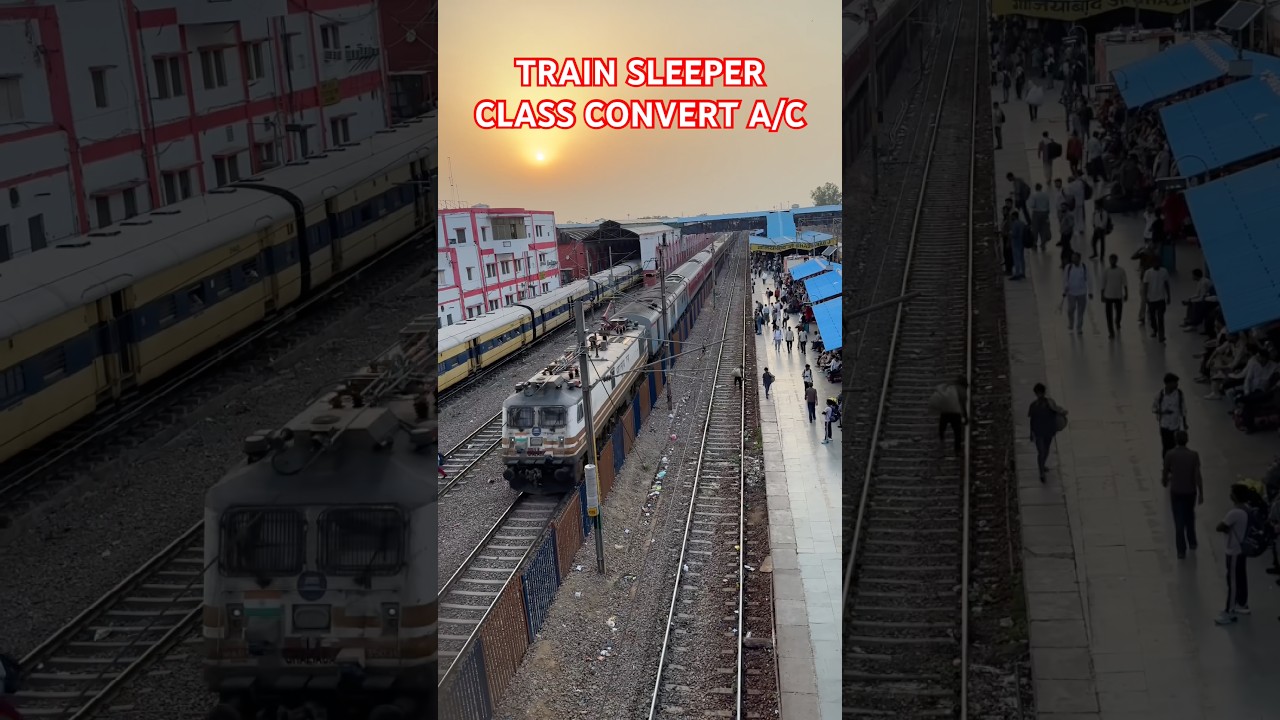 Sleeper to Ac me Covert Kase ||#railway #train