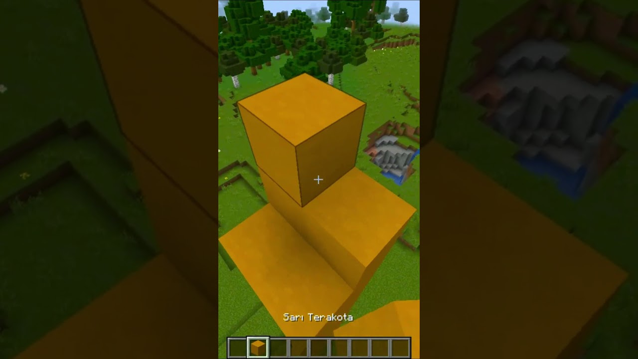 Minecraft'ta Veritye Ev Yaptım !! #shorts
