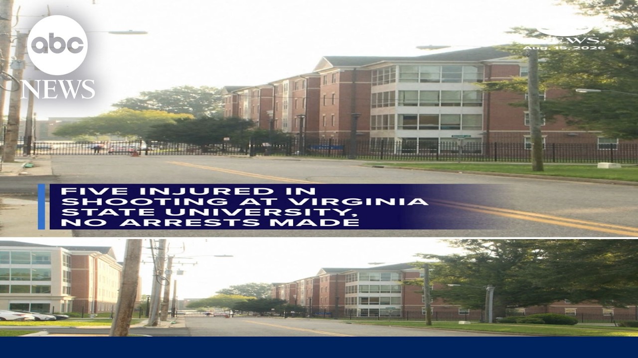 Five injured in shooting at Virginia State University, no arrests made