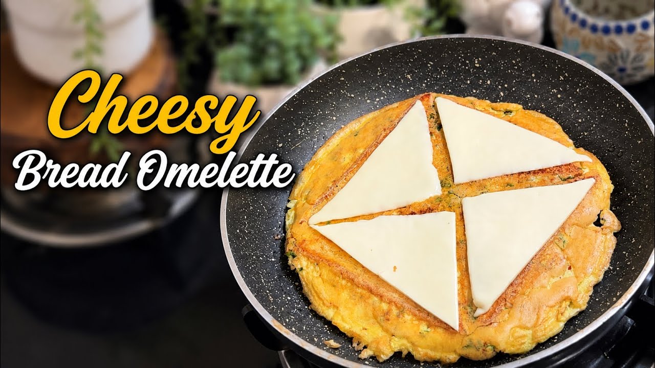 Cheesy Bread Omelette #Cooking #Foodie #HomeCooking #Recipe #FoodLover #CookingReels #FoodReels 