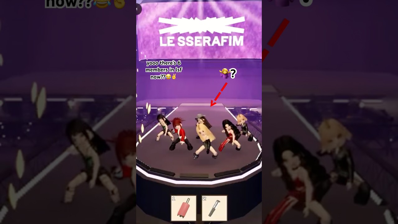yoo that’s crazy🤯 || #lesserafim #roblox #rblx #music #kpop #subscribe