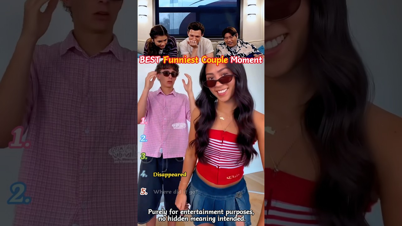 Funny couple Cadel and Mia#dance #funny #couple #shorts