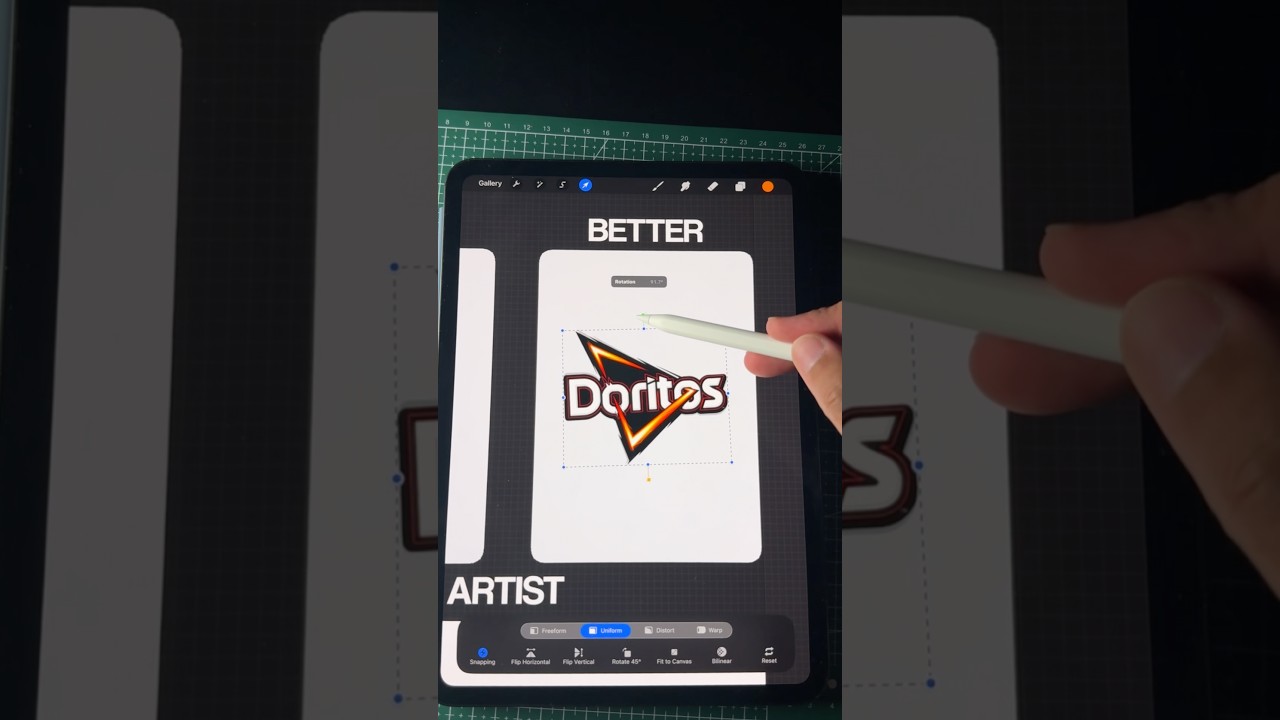 Animating Doritos #logo #tablet
