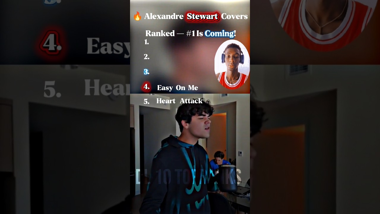 Alexandre Stewart Covers 🔥 Ranked — #1 Is Coming! #viralvideo #duet #shortvideo #singing#cover#short