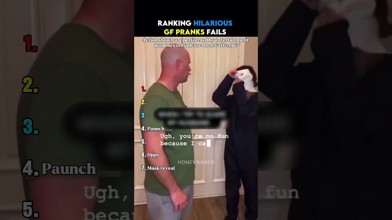 Ranking Funniest GF Pranks Moments 🤣💀