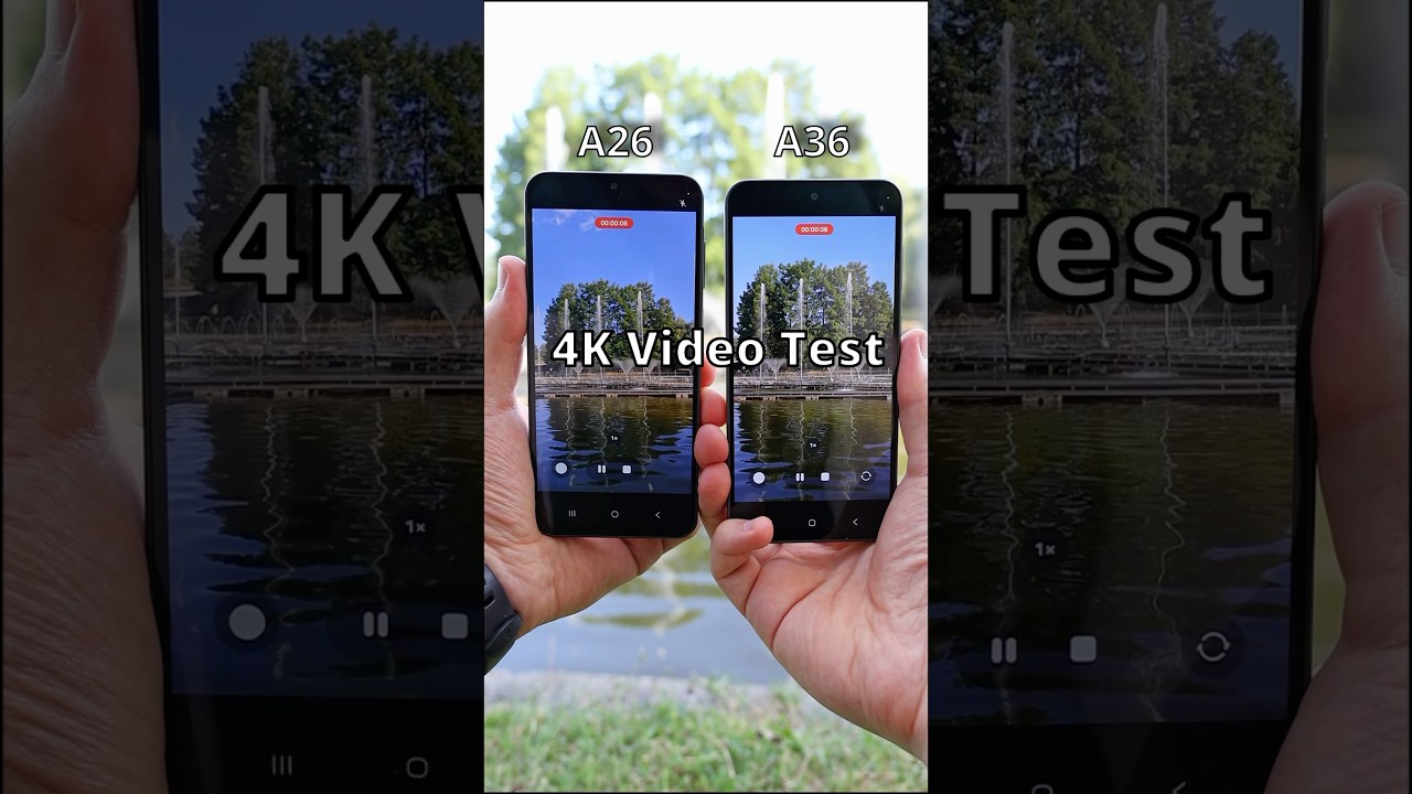 Samsung A26 vs A36 - Video Test Comparison