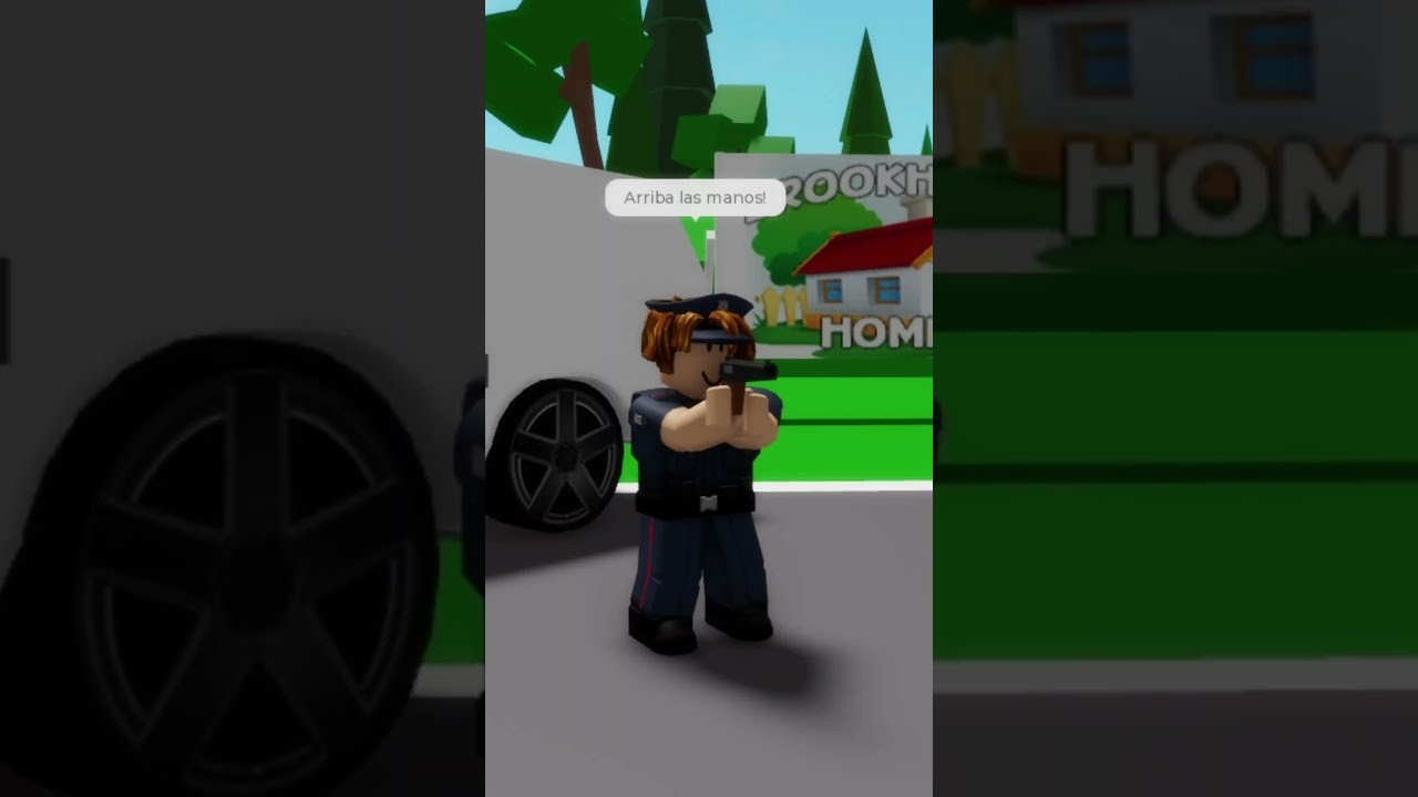 LA POLICÍA NOOOOO 😭 #brookhaven #roblox