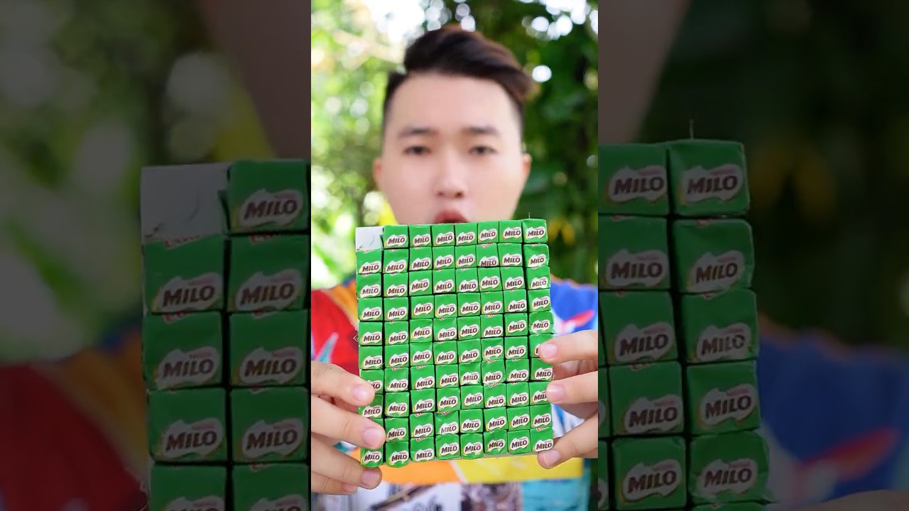 Milo Cube nướng #food #mukbang #shorts #short