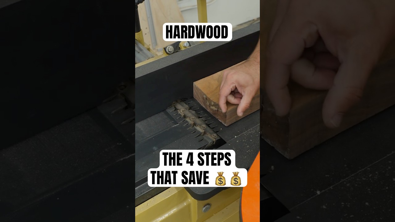 The 4-Step Hack That Saves Woodworkers Thousands #woodworking #shorts #diy