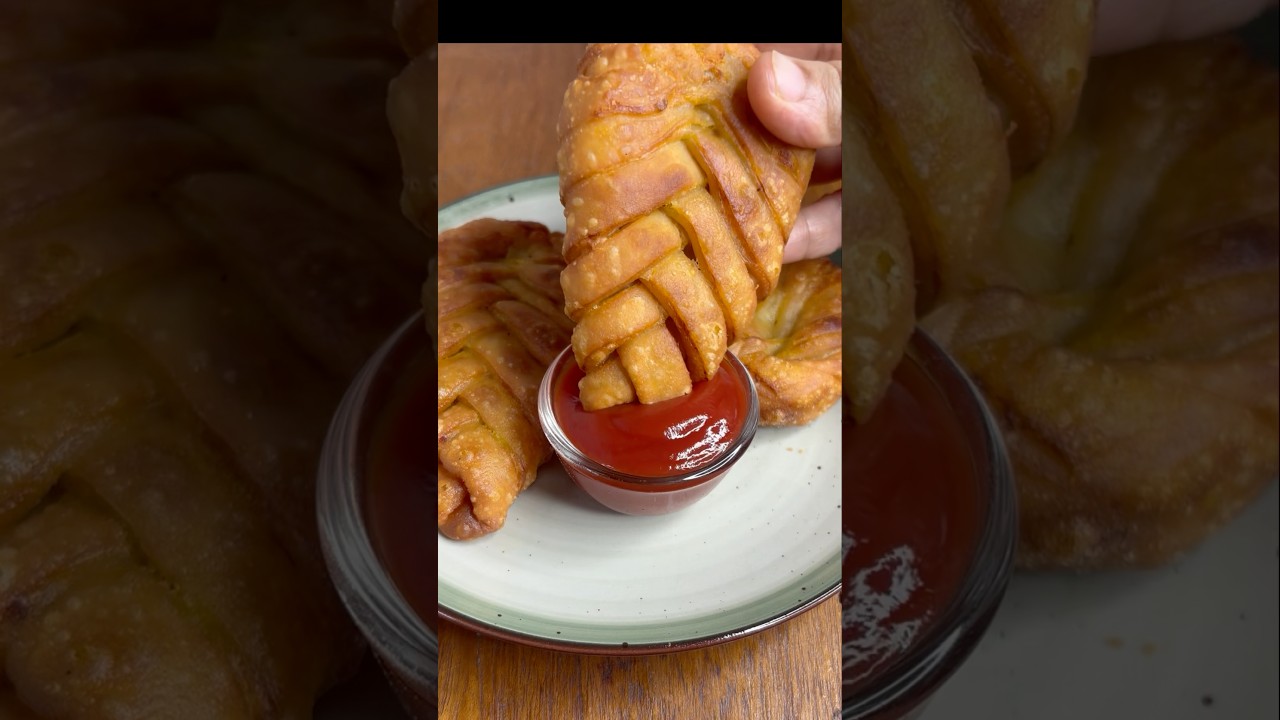 Crispy Samosa twisters #shorts #recipe #crispy #food