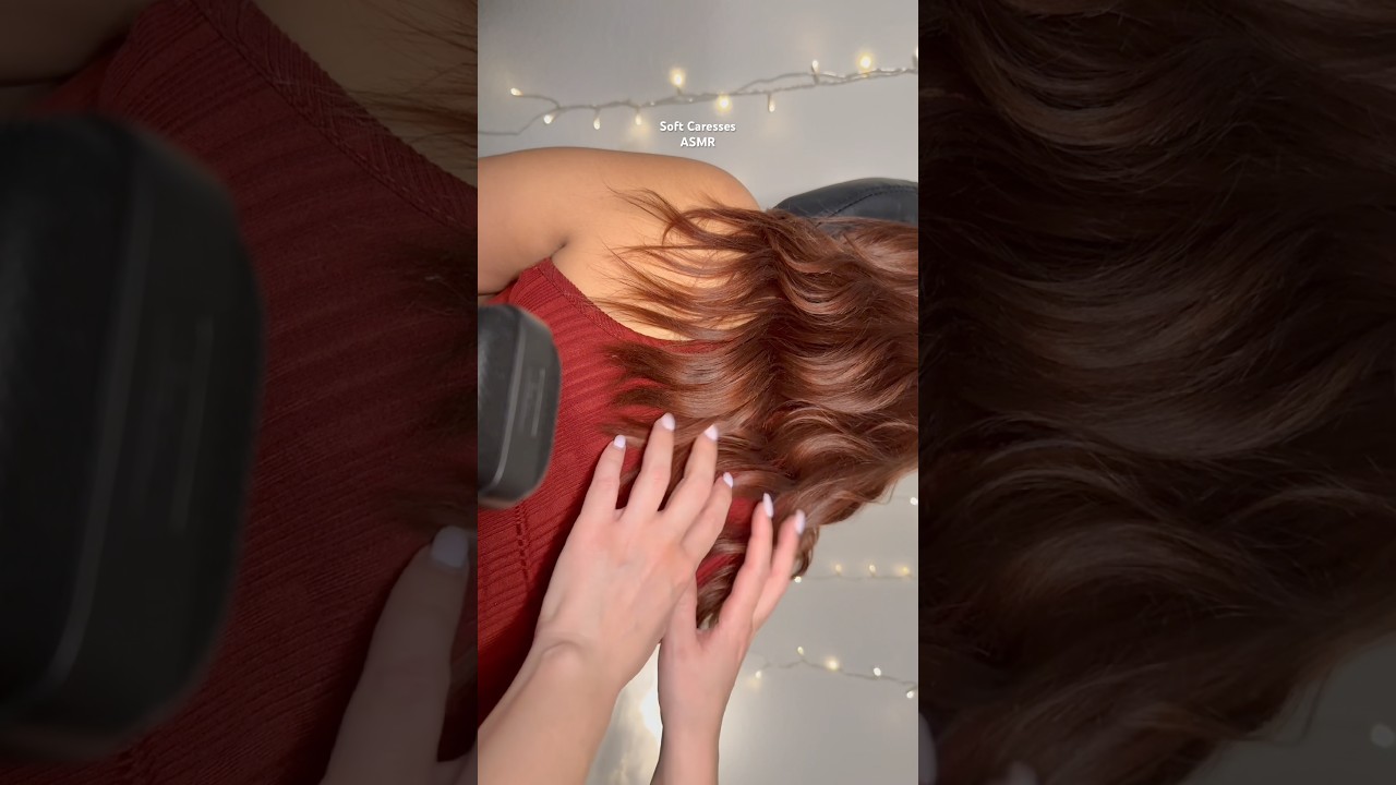 Hair play and back scratching ASMR 😴 #hairplay #scratching #asmrsleep #asmrsound #relaxingasmr