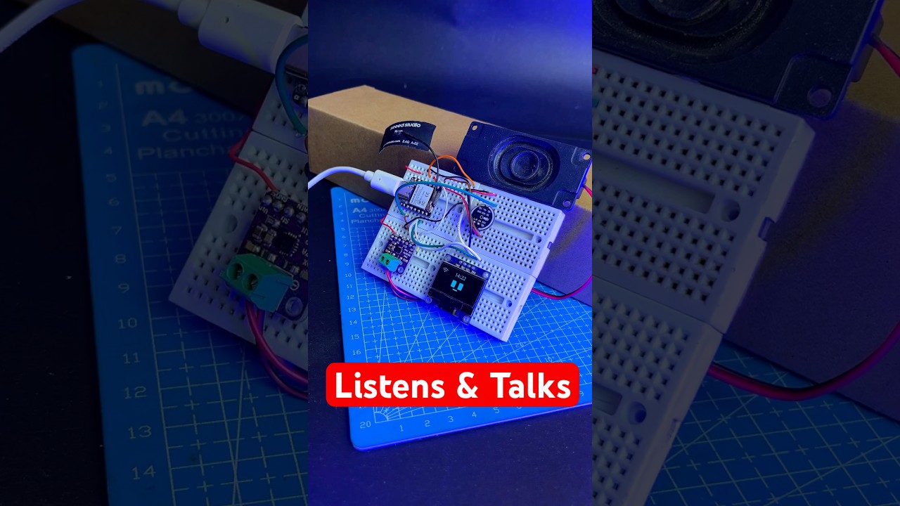 🗣️ I Made an AI That LISTENS & TALKS (ESP32 DIY)