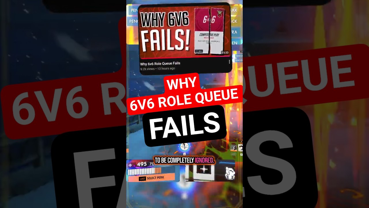 6V6 Role Queue DOESN'T WORK  #overwatch #overwatch2 #overwatchps