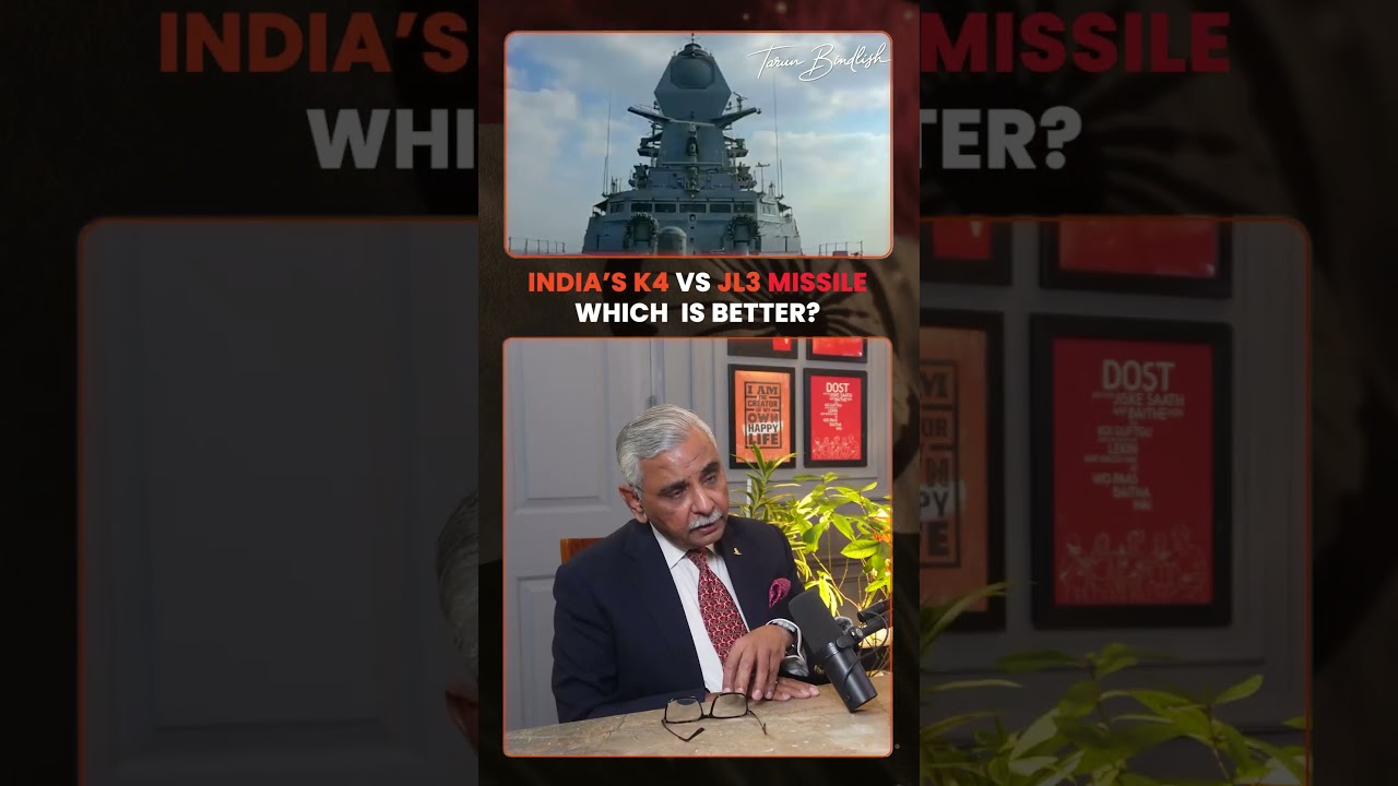 India's Missile Capability Vs JL3 - Better? | Tarun Bindlish #tarunbindlish #shorts #defense