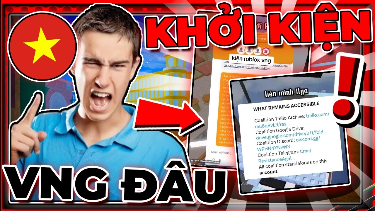 BẢN TIN ROBLOX - NGƯỜI CHƠI VN KHỞI KIỆN ROBLOX VNG SẮP LẬT KÈO RỒI SAO...