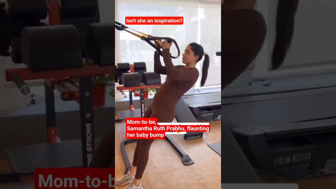 #samantharuthprabhu gives fans their first glimpse of her #babybump #pregnancy #yt #shorts #health