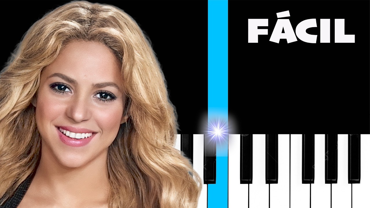 Dai Dai - Shakira - Versión Fácil para Piano Tutorial