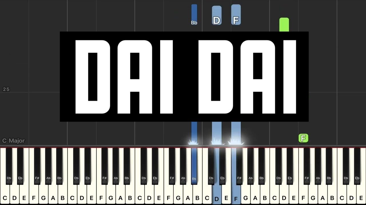 Shakira, Burna Boy - Dai Dai Piano Tutorial | Medium 
