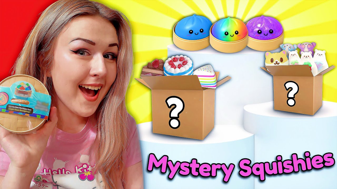Only OPENING Viral MYSTERY SQUISHY Boxes! (unboxing squishy dumplings & tiktok shop finds)