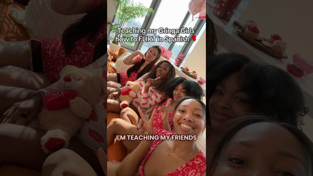 Had to get my girls right for Valentine's!! How did we do? #valentines #spanishjourney #learnspanish