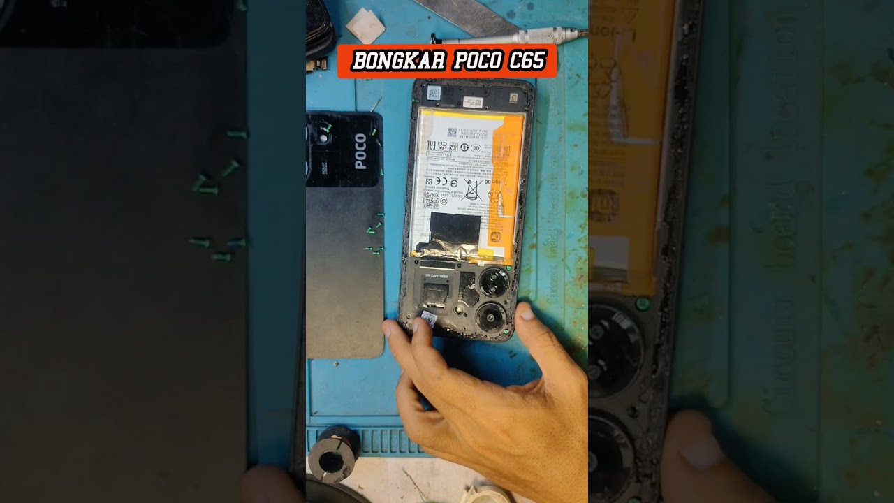 proses bongkar poco c65 #shorts #tipshp #pococ65 #review #tutorial #murah #servishp #android #howto
