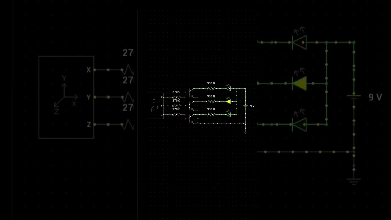 Accelerometer Circuit Simulation #electronics #schematics #circuit #simulation
