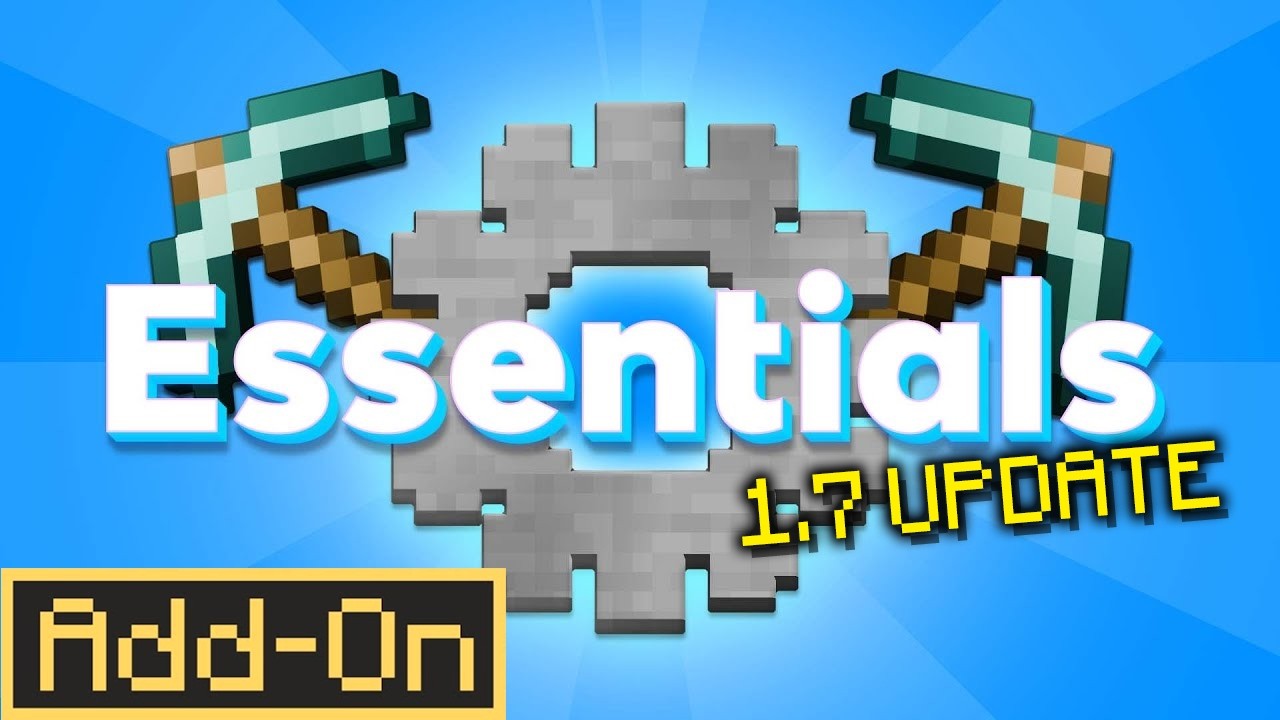 ESSENTIALS 1.7 ADDON - The BEST Utilities Addon for Minecraft Bedrock Survival
