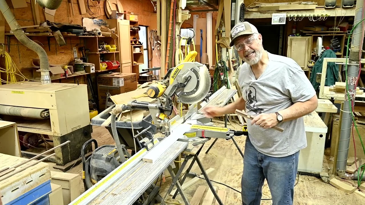 Making a cross with miter saw