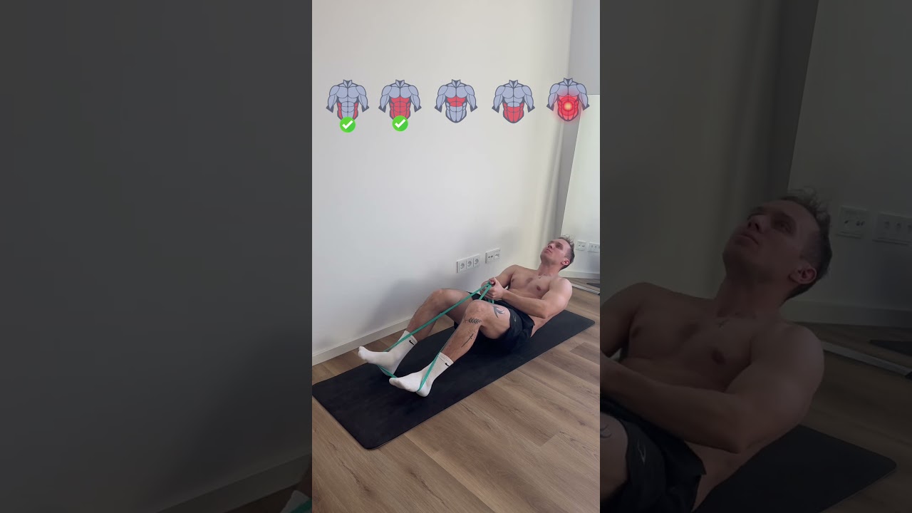 Get Abs with Resistance Bands 🔥