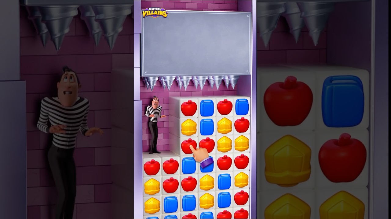 Playing Match Villains Mobile Game Preview!😎 #shorts #gamereviews