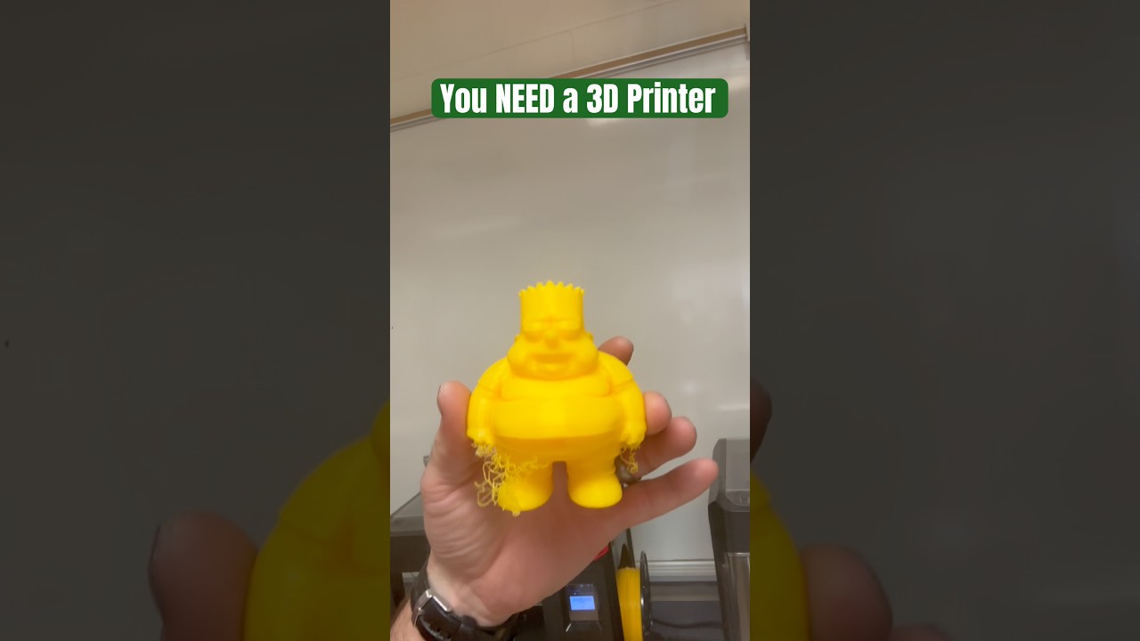 In 10 seconds I’ll show you exactly why you need a 3-D printer #woodworking #3dprinting #simpsons