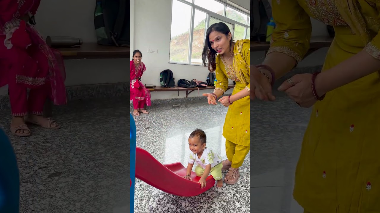 चीकू खुद ही झूला? 😭 #familyvlog  #minivlog  #shorts