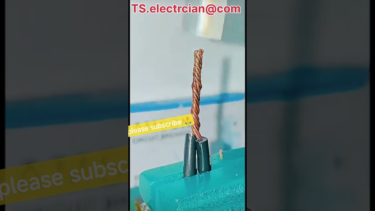 #ElectricalTips #DIY #CopperWireJointers #HomeImprovement#jont tips #experiment#tranding short video