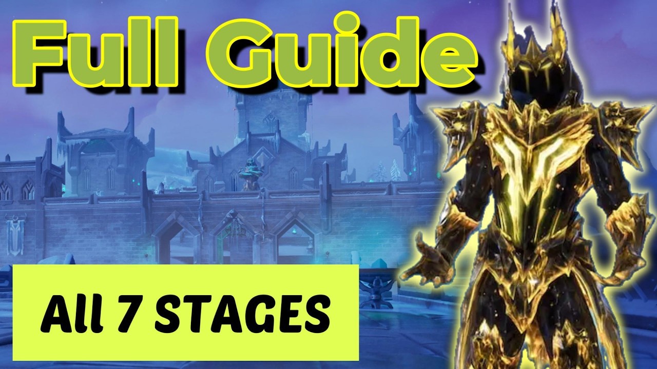 How to EASILY Complete ALL 7 stages of the Exalted Ice King Quests #fortnite