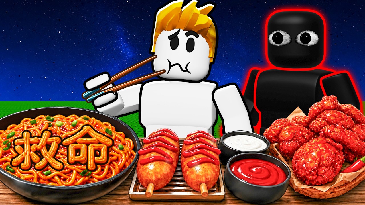 這款吃播遊戲竟然藏著恐怖秘密...【Roblox 機械磚塊】